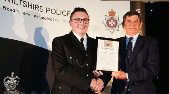 Special constable recognised for outstanding commitment to policing