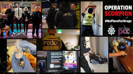 Drugs, cash and weapons removed from south west communities as a result of Operation Scorpion