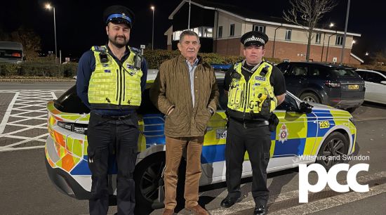 Police and Crime Commissioner joins Swindon officers on Operation Sacramento